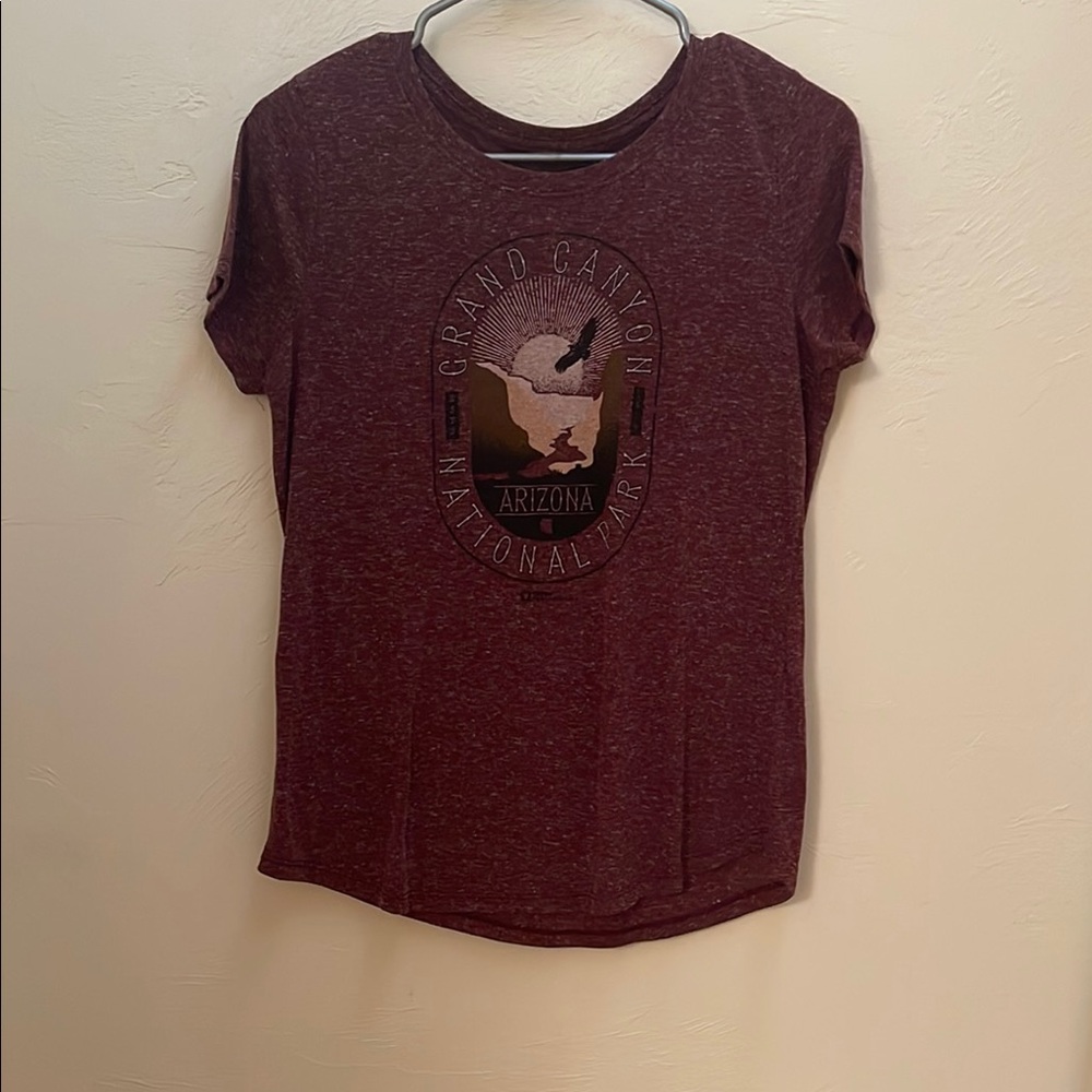 Sonoma Red Grand Canyon Graphic Fitted Short Sleeve Tee